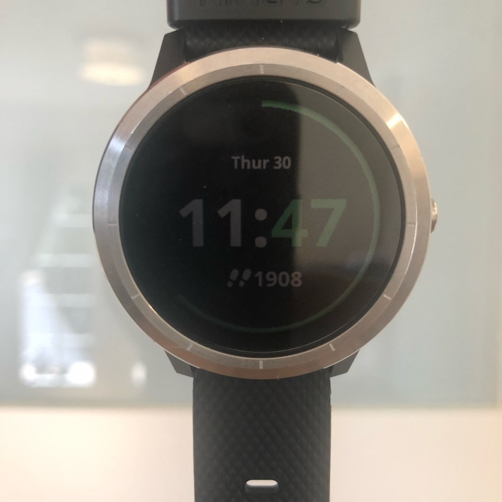 Garmin Vivoactive 3 GPS Smartwatch with Built-in Sports Apps - Black/Silver